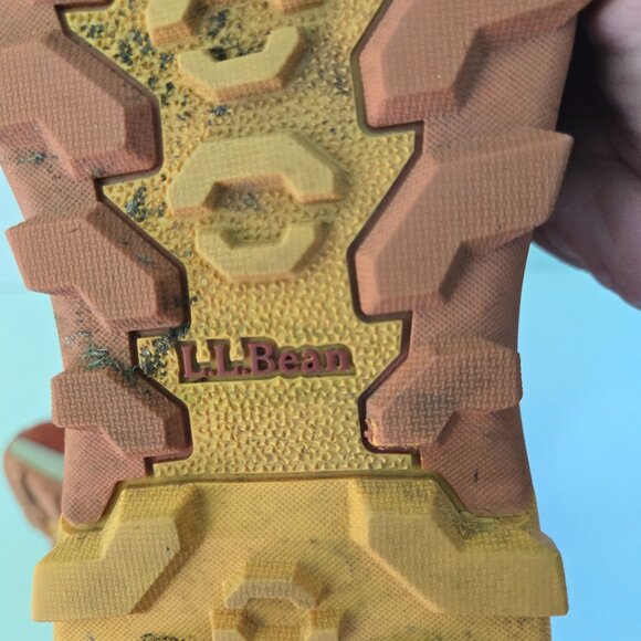 L.L.Bean Access Hiking Boots Adobe Red Waterproof Lace Up Size 9M - Picture 8 of 11